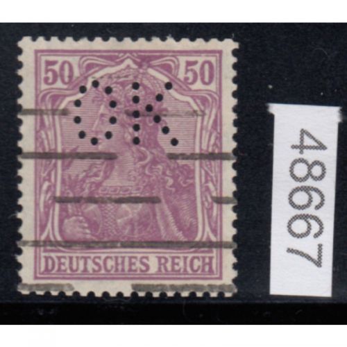 DR 1920, Mich.-Nr.: 146 I gestempelt geprüft Perfin  Firmenlochung  Michel 40,00