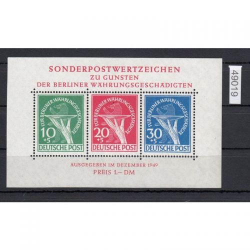 Berlin 1949, Mich.-Nr.: Block 1 **  LUXUS