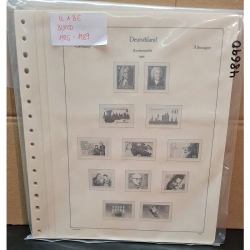 KABE  Bund 1985-89 Vordrucke  gebraucht
