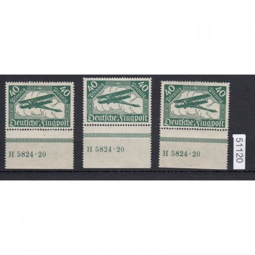 DR 1919, Mich.-Nr.: 112  **  HAN  3 Stück