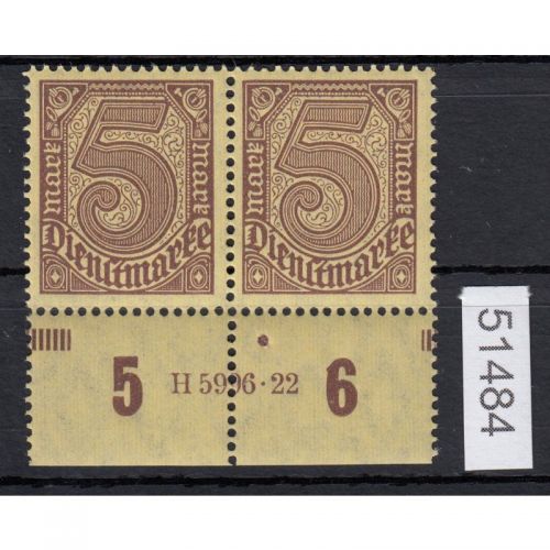 DR Dienst 1920, Mich.-Nr.:D 33 **  HAN