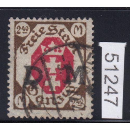 Danzig Dienst 1922 Mi.Nr. D 19 gestempelt geprüft