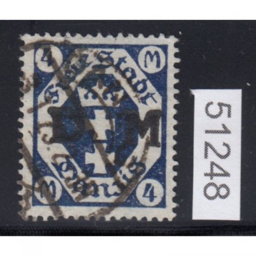 Danzig Dienst 1922 Mi.Nr. D 29 Y gestempelt geprüft