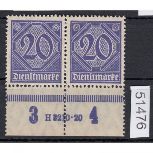 DR Dienst 1920, Mich.-Nr.:D 26 **  HAN