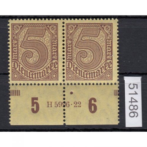 DR Dienst 1920, Mich.-Nr.:D 33 **  HAN