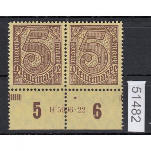 DR Dienst 1920, Mich.-Nr.:D 33 **  HAN