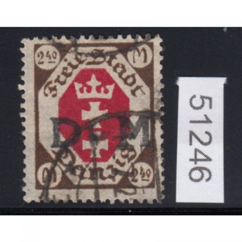 Danzig Dienst 1922 Mi.Nr. D 19 gestempelt geprüft