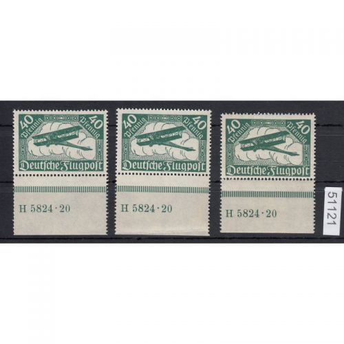 DR 1919, Mich.-Nr.: 112  **  HAN  3 Stück