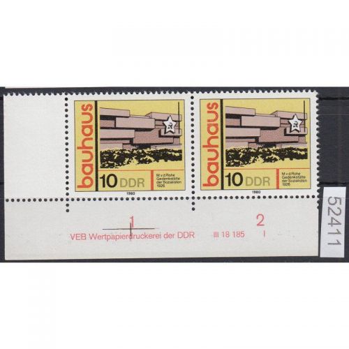 DDR 1980, Mich.-Nr.: 2509 ** DV FNr. I