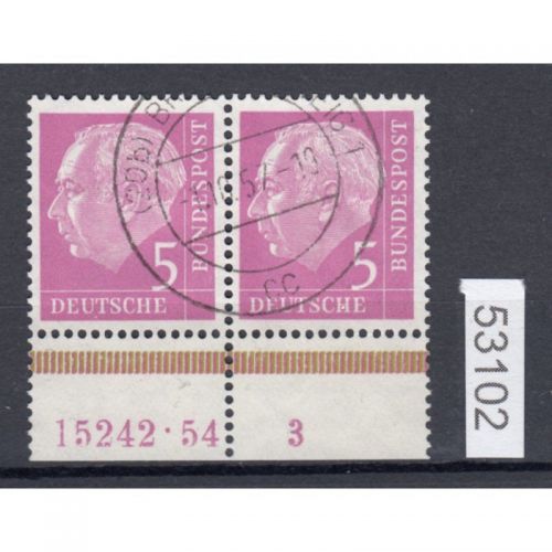 Bund 1955, Mich.-Nr.:  179 gestempelt HAN  (MHB)