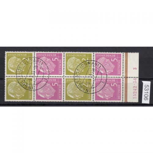 Bund 1955, Mich.-Nr.:  179 gestempelt + gummi  HAN  (MHB 3)