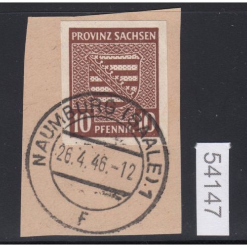 SBZ  1945 Mi.-Nr.:  72 gestempelt  geprüft Befund