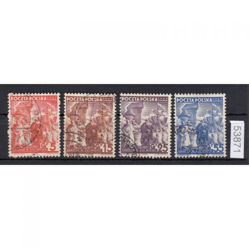 Danzig Hafen 1938 Mi.Nr. 34-37 gestempelt  Michel 110,00