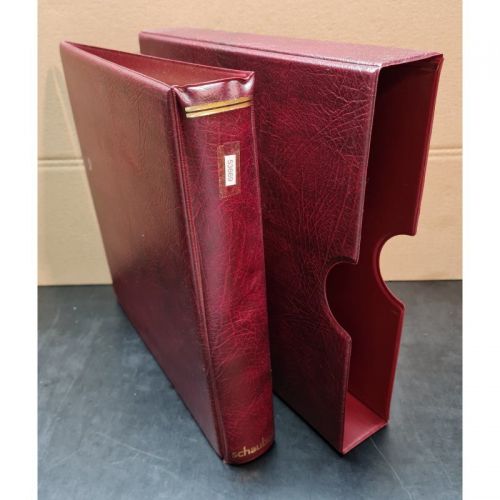 Schaubeck Ringbinder+Kassette 6 Ringe  gebraucht  rot