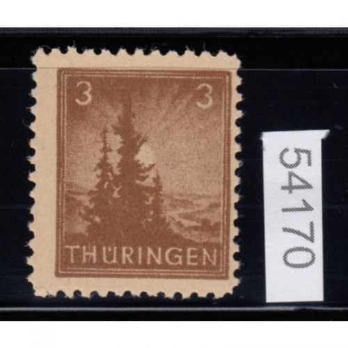 SBZ  1945 Mi.-Nr.: 92 AX b t ** geprüft  Befund