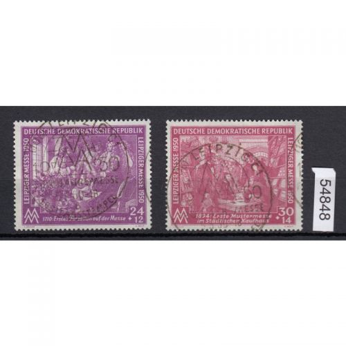 DDR 1950, Mich.-Nr.: 248-49 gestempelt