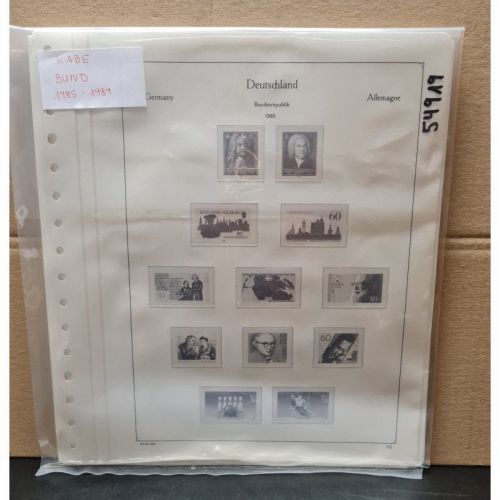 KABE  Bund 1985-89 Vordrucke  gebraucht