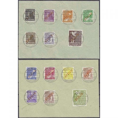 Berlin 1949, Mich.-Nr.: 21-33 LUXUS Voll-Stempel geprüft Berlin Charlottenburg