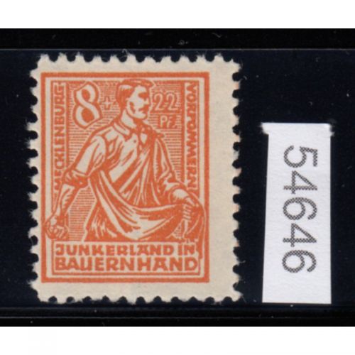 SBZ  1945 Mi.-Nr.:  24 P II (*) geprüft   Probedruck
