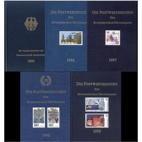 Bund 1995-2000, Mich.-Nr.:  Jahrbuch Komplett