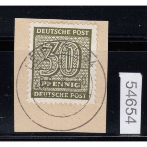 SBZ  1945 Mi.-Nr.:135 Z a gestempelt geprüft