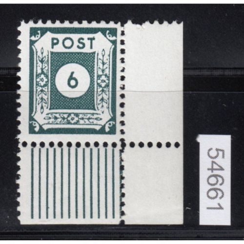 SBZ  1945 Mi.-Nr.:  43 b D II ** geprüft Befund   Postmeistertrnnung Mi. 200,00
