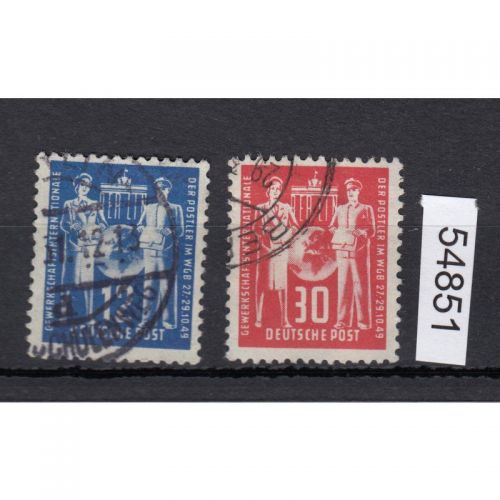 DDR 1949, Mich.-Nr.: 243-44 gestempelt