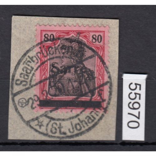 Saargebiet 1920 Mi. Nr. 16 III gestempelt geprüft Befund