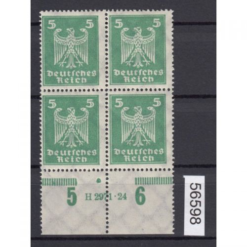 DR 1924, Mich.-Nr.: 356 ** Han   4er.-Block