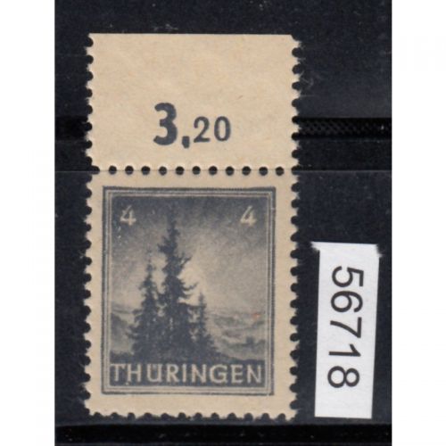 SBZ  1945 Mi.-Nr.: 93 AY yy ** geprüft Oberrand