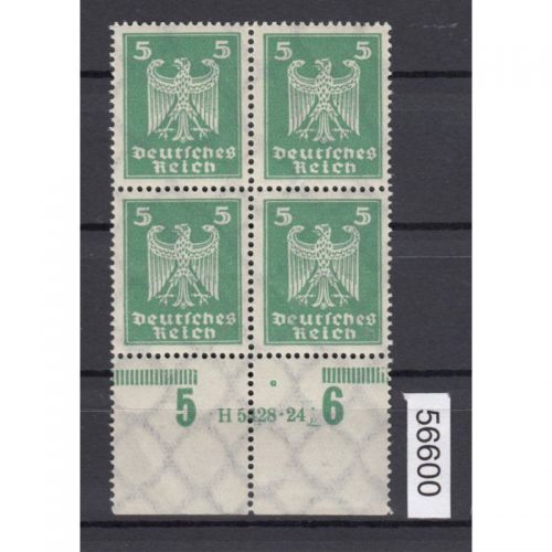 DR 1924, Mich.-Nr.: 356 ** Han   4er.-Block
