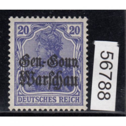 Polen 1916, Mi.-Nr.13 d  ** geprüft