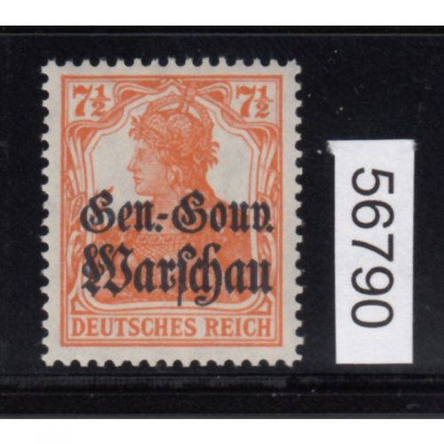 Polen 1916, Mi.-Nr. 9 c  ** geprüft Befund