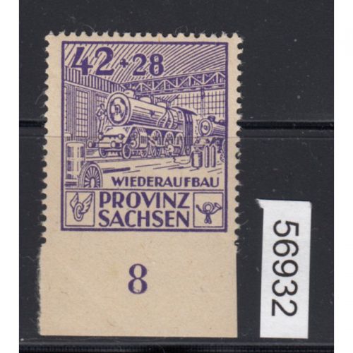 SBZ  1945 Mi.-Nr.:  89  A Uu ** geprüfunten ungezähnt   Michel 200,00