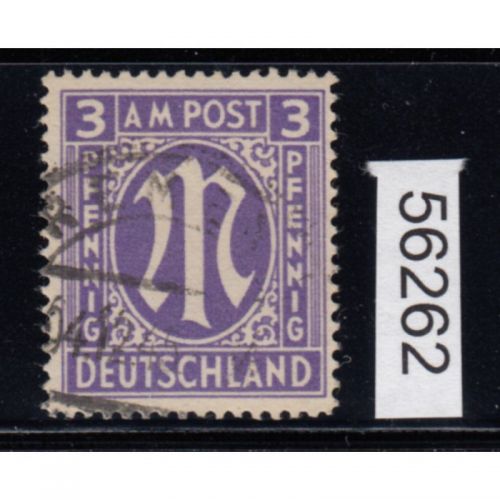 Bizone 1945  Mi. Nr. 10 G  gestempelt geprüft  Befund