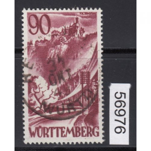 Alliierte Franz. Zone Württemberg Mi. Nr. 37 gestempelt  geprüft