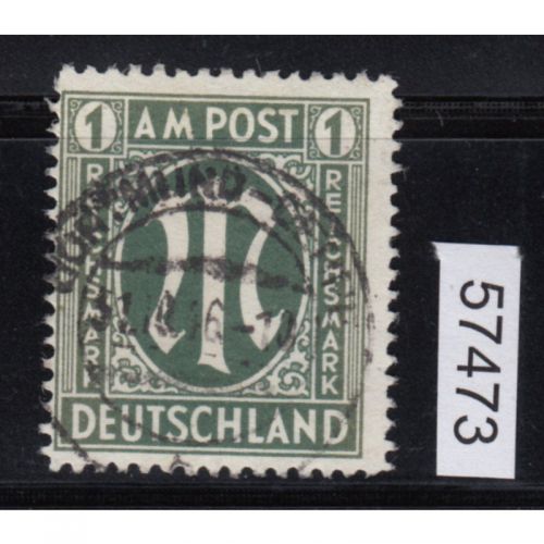 Bizone 1945  Mi. Nr. 35 B gestempelt geprüft  Befund