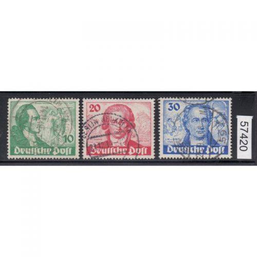 Berlin 1949, Mich.-Nr.: 61-63 gestempelt  Berlin Stempel