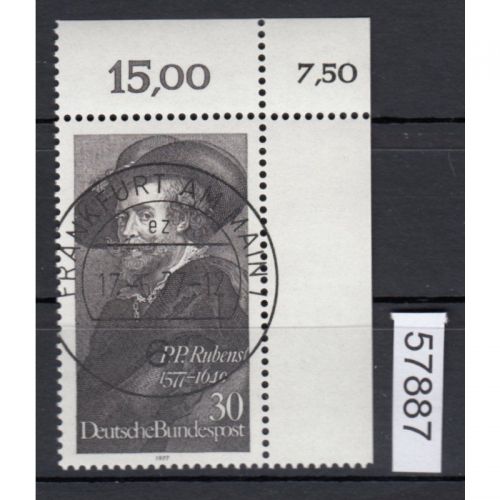 Bund 1977, Mich.-Nr.: 936 gestempelt Eckrand KBWZ  Frankfurt