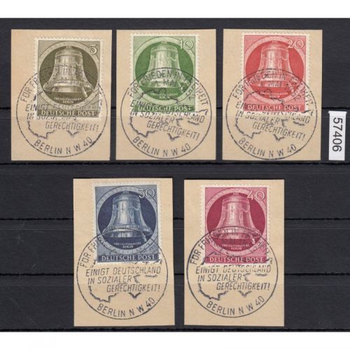Berlin 1951, Mich.-Nr.: 82-86 LUXUS Vollstempel   Berlin  Frieden in Freiheit