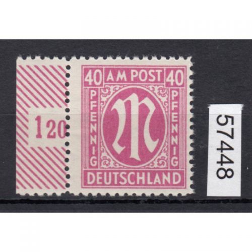 Bizone 1945  Mi. Nr. 30 d B ** geprüft  Befund