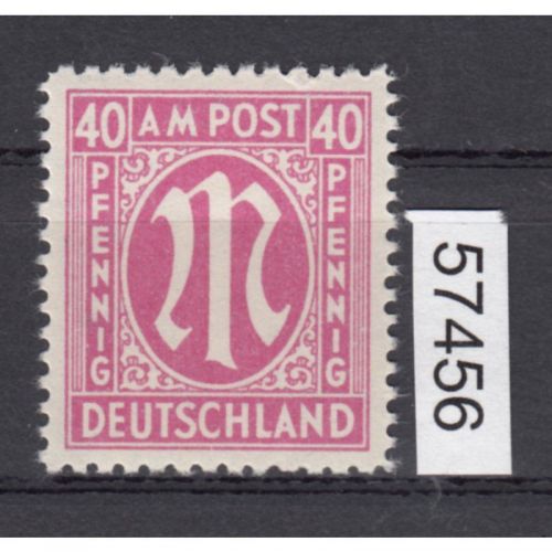 Bizone 1945  Mi. Nr. 30 d B ** geprüft  Befund