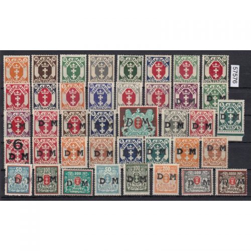 Danzig Dienst 1921 Mi.Nr.  D 1-40 *