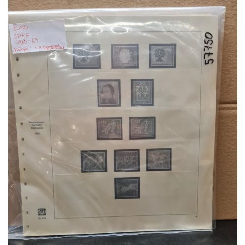 SAFE-Dual Bund 1960-69 Vordrucke  gebraucht  Lesen