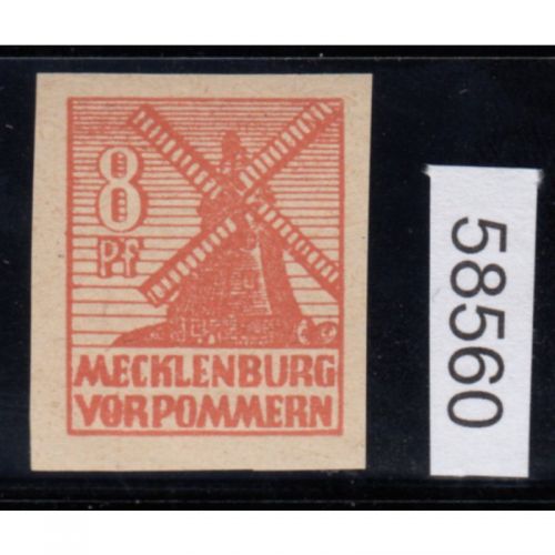 SBZ  1945 Mi.-Nr.:  34 y b ** geprüft