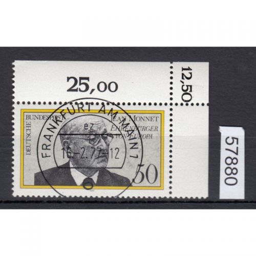 Bund 1977, Mich.-Nr.: 926 gestempelt Eckrand KBWZ  Frankfurt