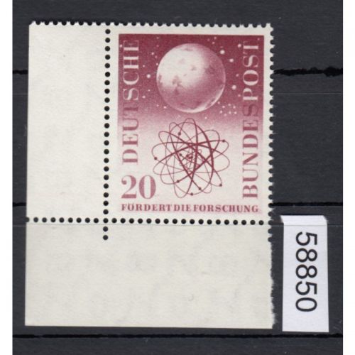 Bund 1955, Mich.-Nr.: 214 ** Eckrand