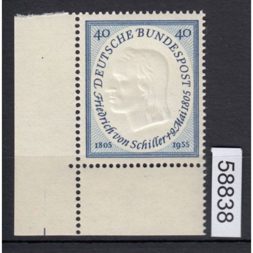 Bund 1955, Mich.-Nr.: 210 ** Eckrand