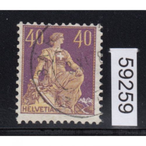 Schweiz 1908 : Mi.-Nr.:101 gestempelt  Michel 110,00