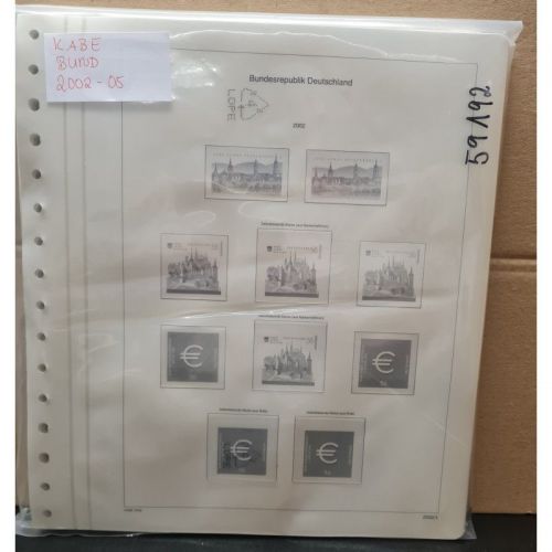 KABE  Bund 2002-05 Vordrucke  gebraucht